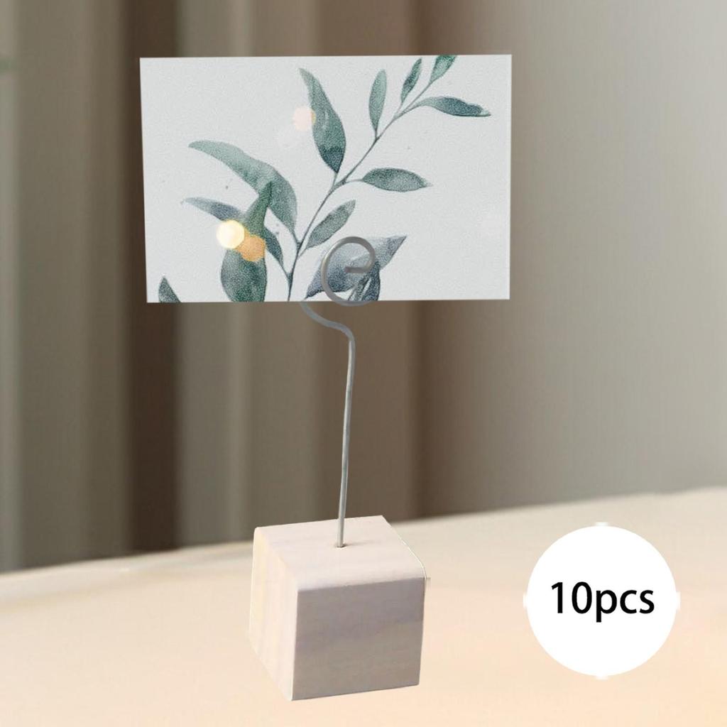 10Pcs Place Cards Holder Table Picture Clip Portable Multifunction Note Photo