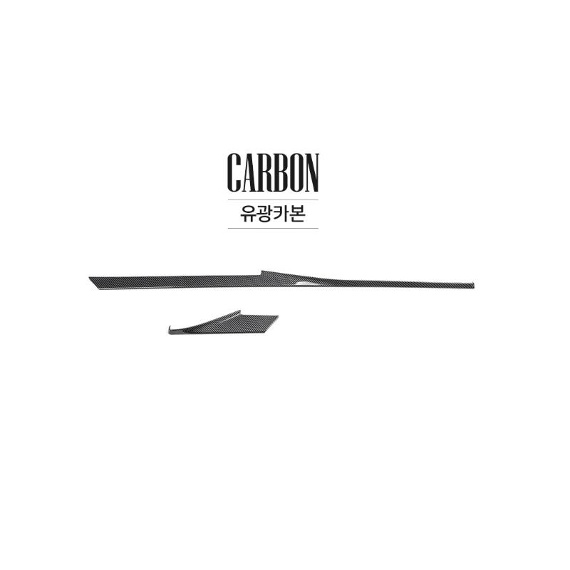 Carbon Fiber Auto Trument Panel Decorative Frame Dashboard Trim Cover For Genesis GV80 2025 2026 LHD Car Tuning