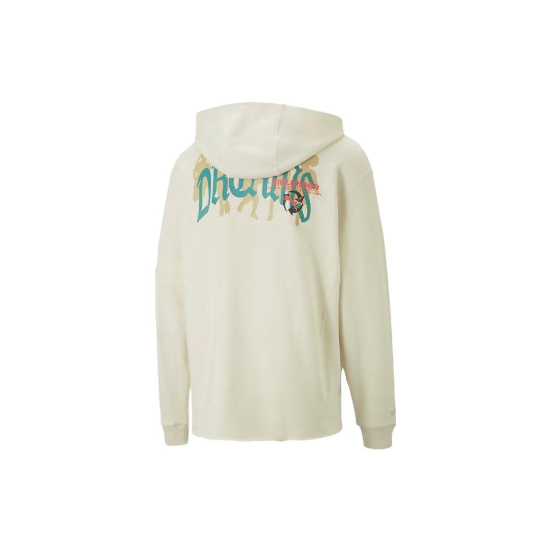 Puma Баскетбольная толстовка с капюшоном Childhood Dreams с буквенным принтом — фото 3