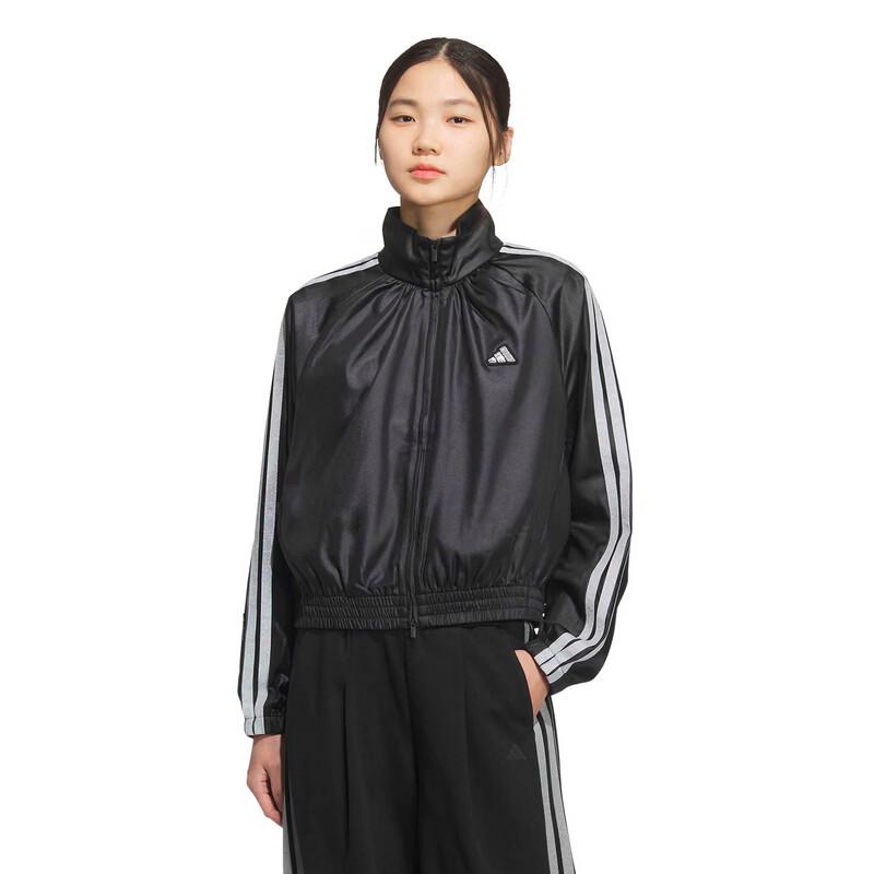Adidas Women s 3-Stripes Hooded Windbreaker Jacket A/S