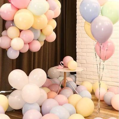 100 Stück 10 Zoll Macaron Latexballons Pastell Süßigkeiten Ballon Hochzeit Geburtstagsparty Dekoration Babyparty Dekoration Luft Globos