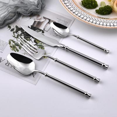 304 Stainless Steel Tableware, Light Luxury Knife, Fork, Spoon, Vintage, Steak, Soup, Dessert, Coffee Spoon, Good Hand Feel Set