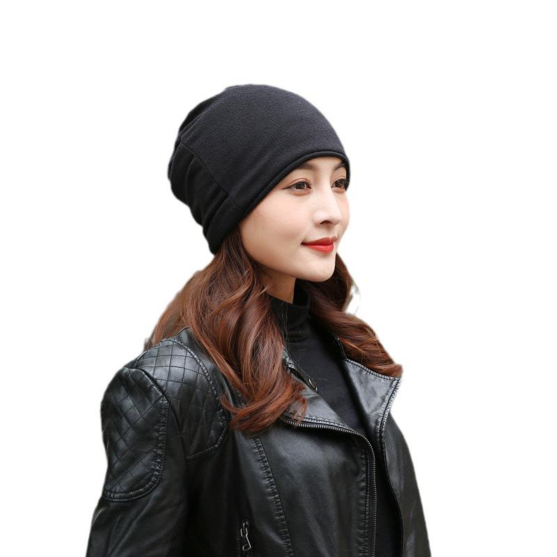 Autumn-Winter Double Layer Neck Warmer & Beanie Face Mask Headscarf