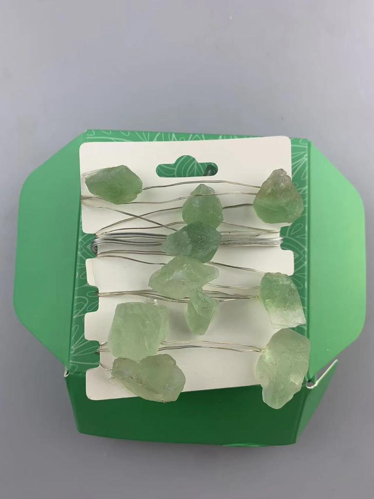 USB Fairy String Lights 227cm, Crystal Jade