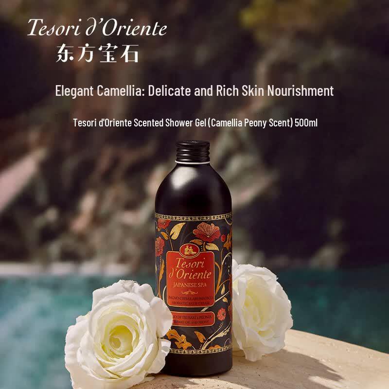 Tesori d Oriente Camellia Peony Perfumed Shower Cream
