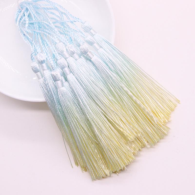 

Zhan Ye Hand-Dyed Gradient Tassel Jewelry Accessories and Bookmark Pendants Default