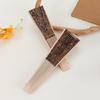 Ethnic Styles Vintage Colorful Checkered Pattern Folding Fan Wood Handheld Fan for Home and Office Decoration Ornament
