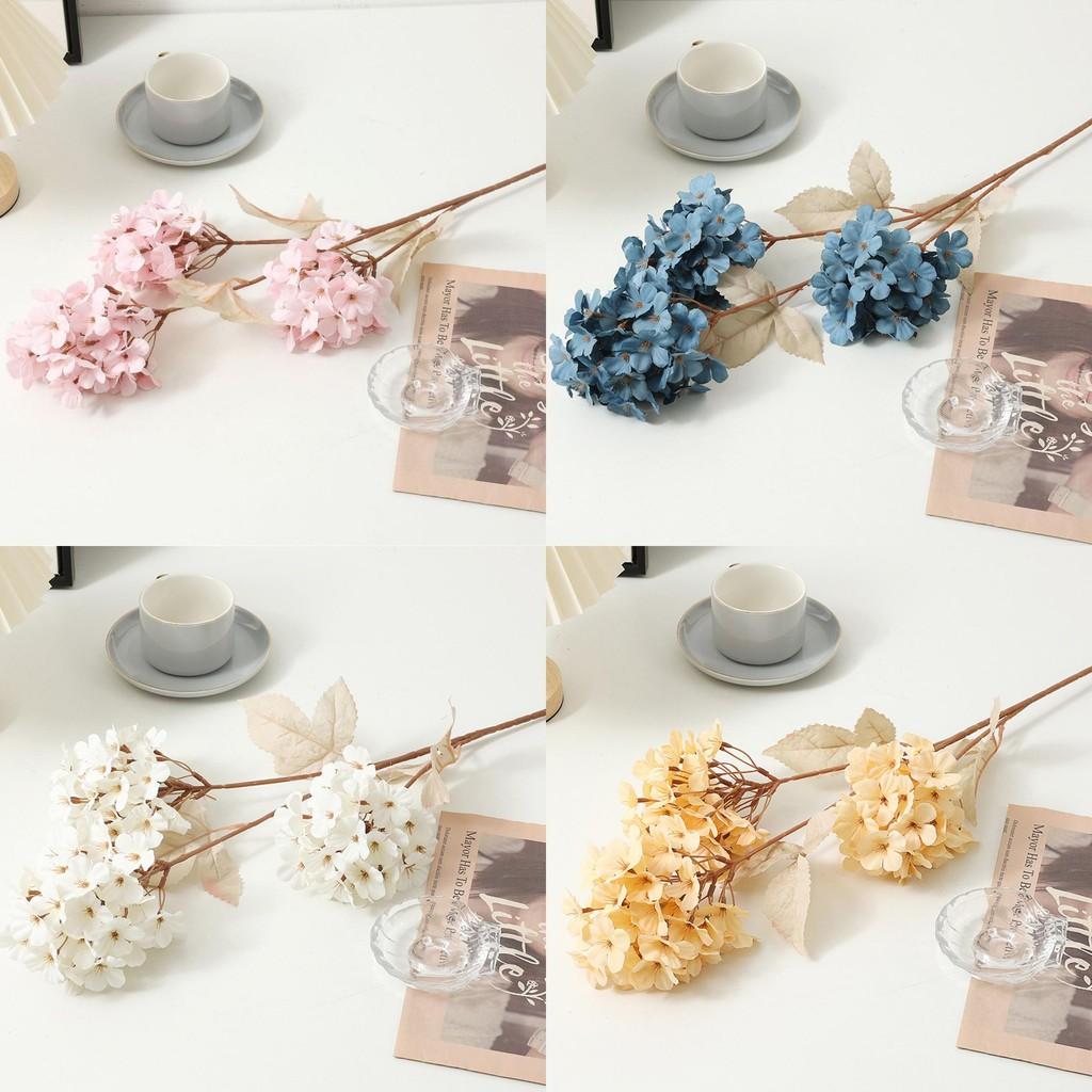 Simulation Flower Hydrangea Living Room Hotel Decoration Outdoor Accessories
