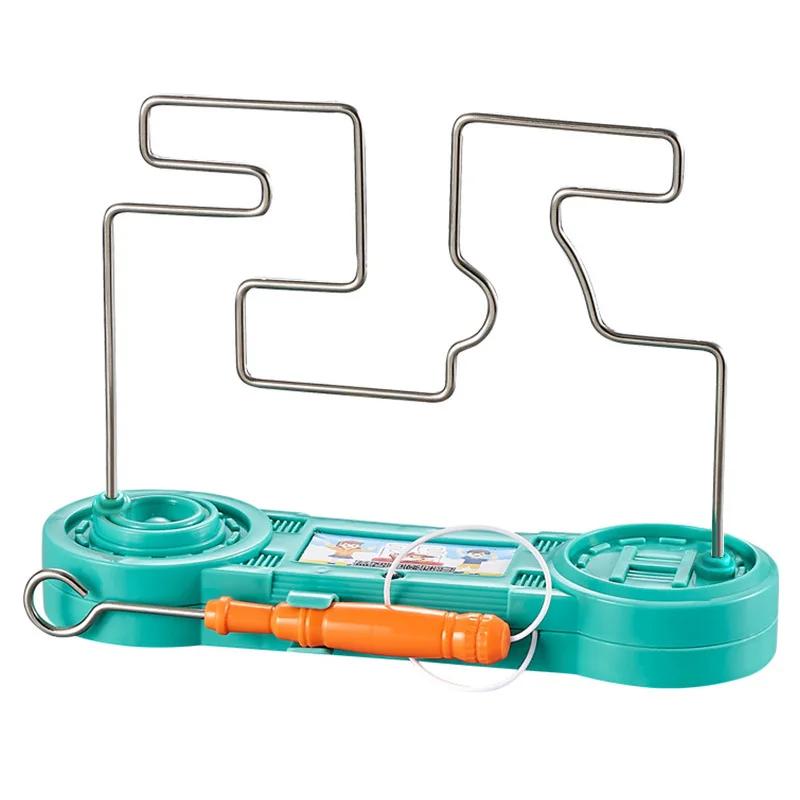 Electric Shock Maze Game For Kids Educational Science Experiment Toy Fun Party Game Childrens Electric Touch Puzzle Best Gift
