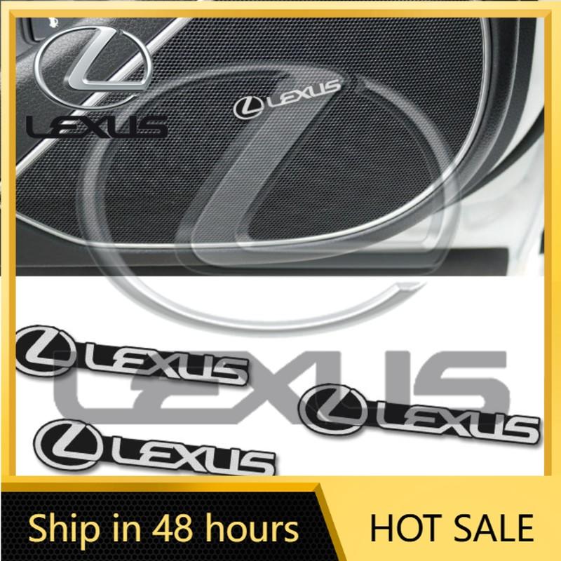 2026 Hot Interior Stickers Car Audio Decorate 3D Aluminum Badge Emblem Stickers For Lexus IS250 IS200 CT200h GS300 LS430 RX450h