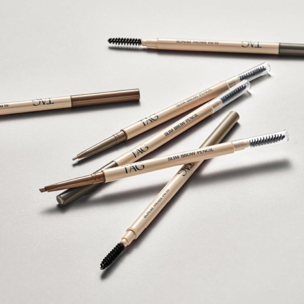 TAG Slim Brow Pencil Augenbrauenstift Augenbrauen Too Cool For eine von Too Cool For erstellte Make-up-Marke TAG Koreanische Kosmetik LIGHT 0,06g / / Schule, Schule,
