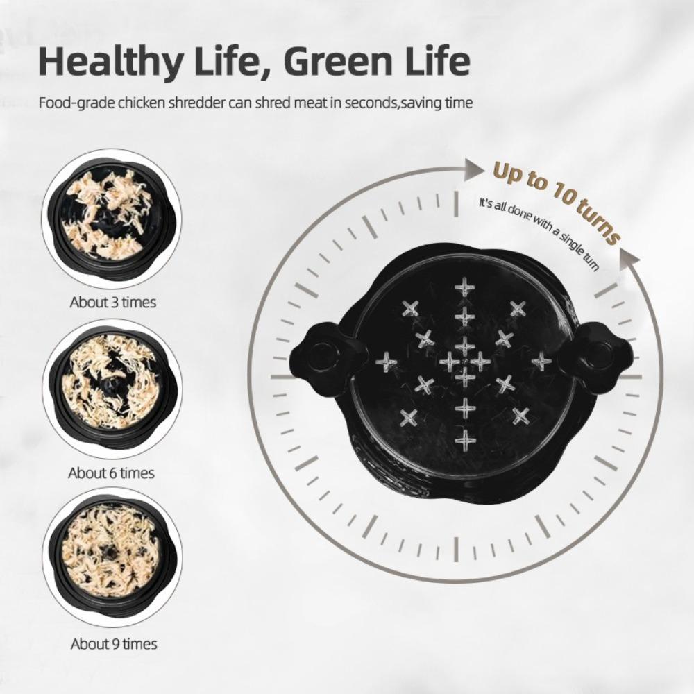 Large 10'' Meat Shredders Visible Meat Shred Machine Pork Food Mincer for Chicken Breast