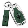 Maserati Quattroporte, Levante, Ghibli Metal Leather Key Case Protective Shell