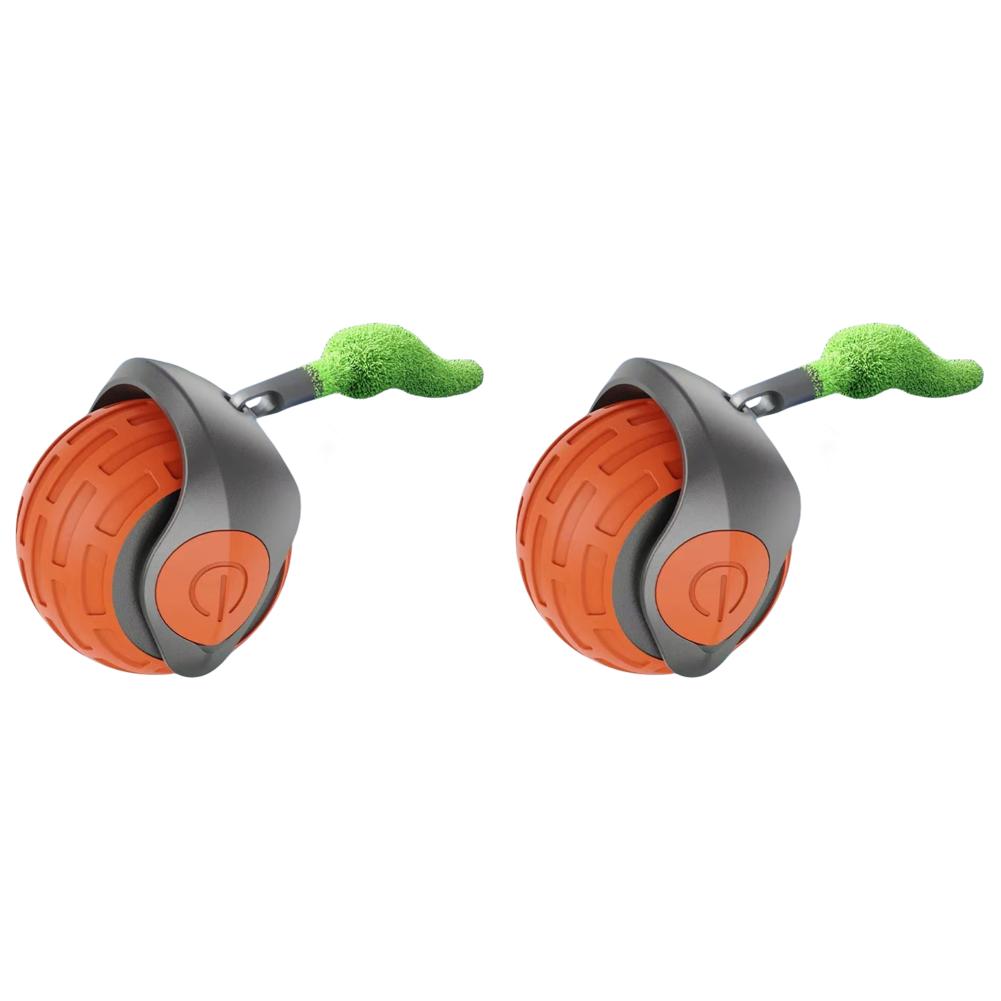 Cat Interactive Ball Toy, Automatic Rolling Ball with Tail, Rechargeable Smart Pet Interactive Toy, Intelligent Cat Toys Pet Sup