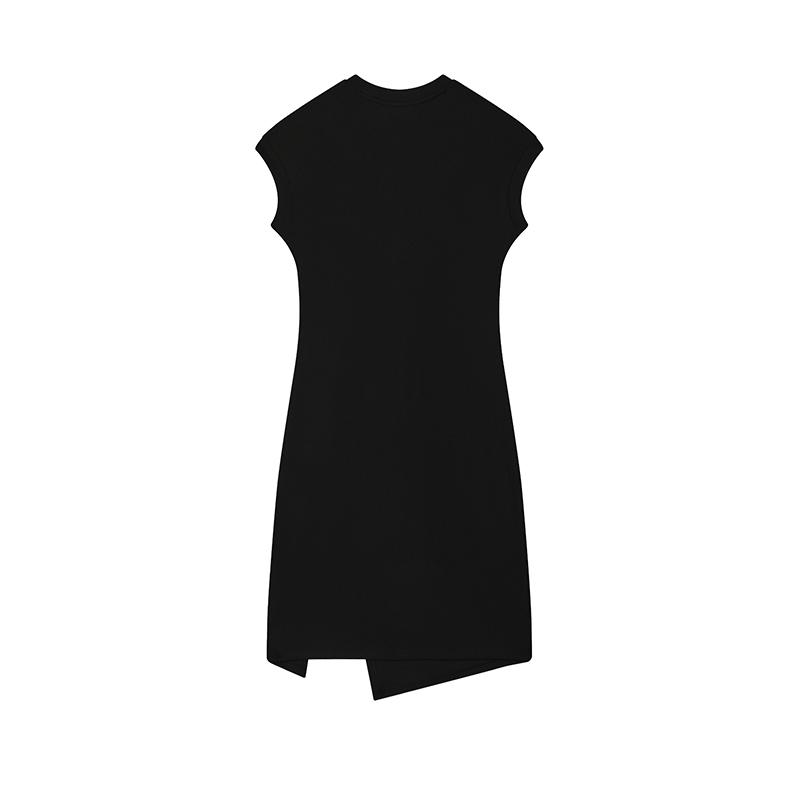 New FILA ORIGINALE Sleeveless Dress Women's Jet Black F51W529312F-BK