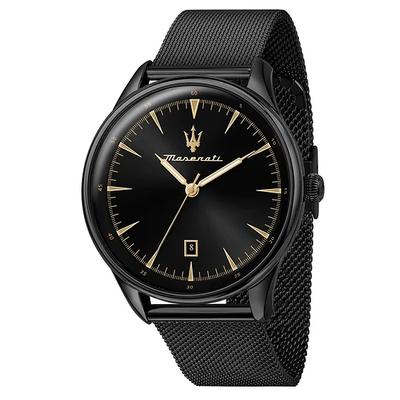 Tradizione Black Sunray Dial Quartz R8853146001 100M Men's Watch