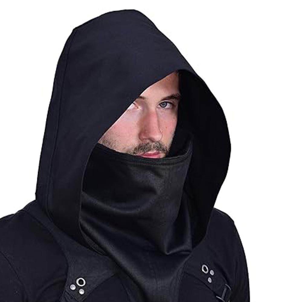 Cloak Cyberpunk Hooded Cosplay Game Prop Roleoplaying  Outfit Accessory Gift