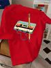 Unisex Classic Cotton Crew Neck T Shirt Retro Color Cassette Tape Pencil Graphic Loose Short Sleeve Vintage Streetwear Daily Tops