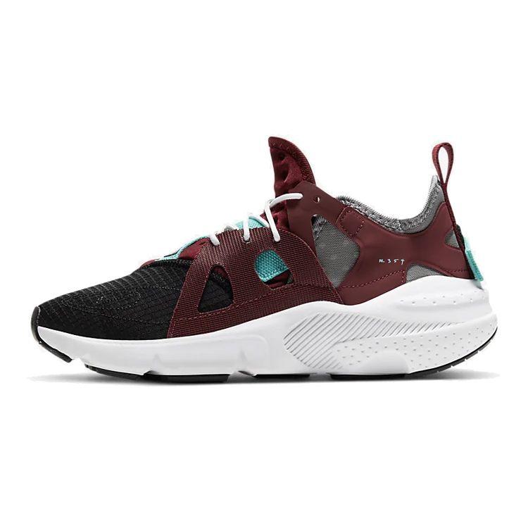 Nike Huarache Type Comfortable Fabric Non-Slip Lightweight Low-Top Casual Running Shoes Unisex Sneaker Red Black BQ5102-600