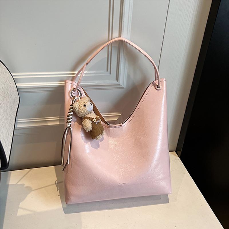 Spring texture fashion bag large capacity bag women's new armpit bag trendy simple shoulder crossbody tote bag