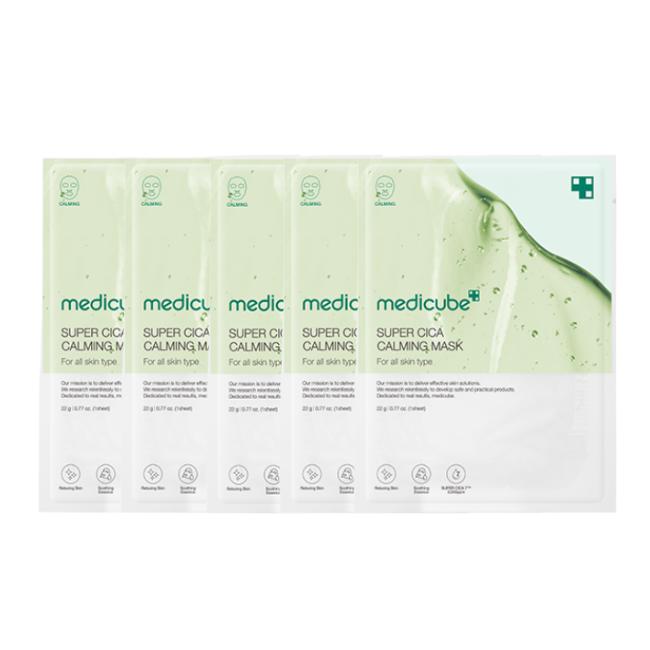 

Medicube Супер успокаивающая маска Cica 1 лист / 22 г (3 варианта) # 5 sheets