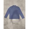 Mens Linen Loose Long Sleeve Casual Polo Shirt