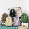Backpack new high-value large-capacity junior high school student schoolbag women's fashion sports leisure backpack