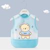 Cartoon Pattern Eating Bibs Waterproof Anti-dirty Children Apron Washable Sleeveless Children Protective Clothing Children