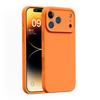 Fine hole liquid silicone is suitable for Apple 17PROMAX integrated button mobile phone case iPhone16 solid color protective case.