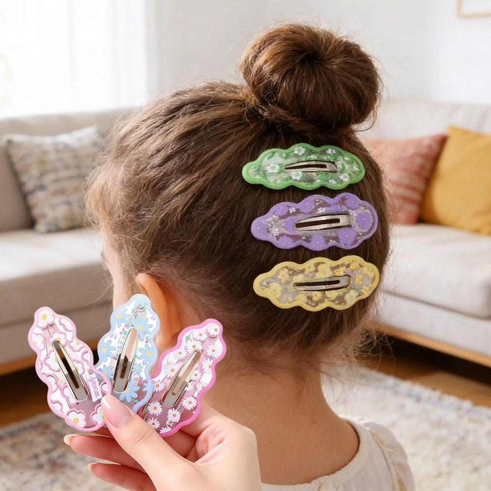 Flower Clouds Hair Clips Candy Color Child Hairgrips Fashion Hair Accessories  for Women Girls