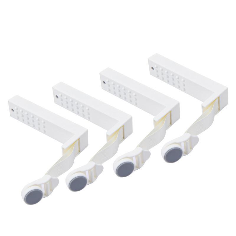 4PCS Bed Sheet Fasteners Adjustable Length Bed Sheet Holder Non-Slip Keep Sheet Place Fastener Grippers