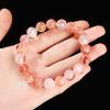 Women's Two-Color Koi Flower Crystal Bead Bracelet - High Quality Accessory