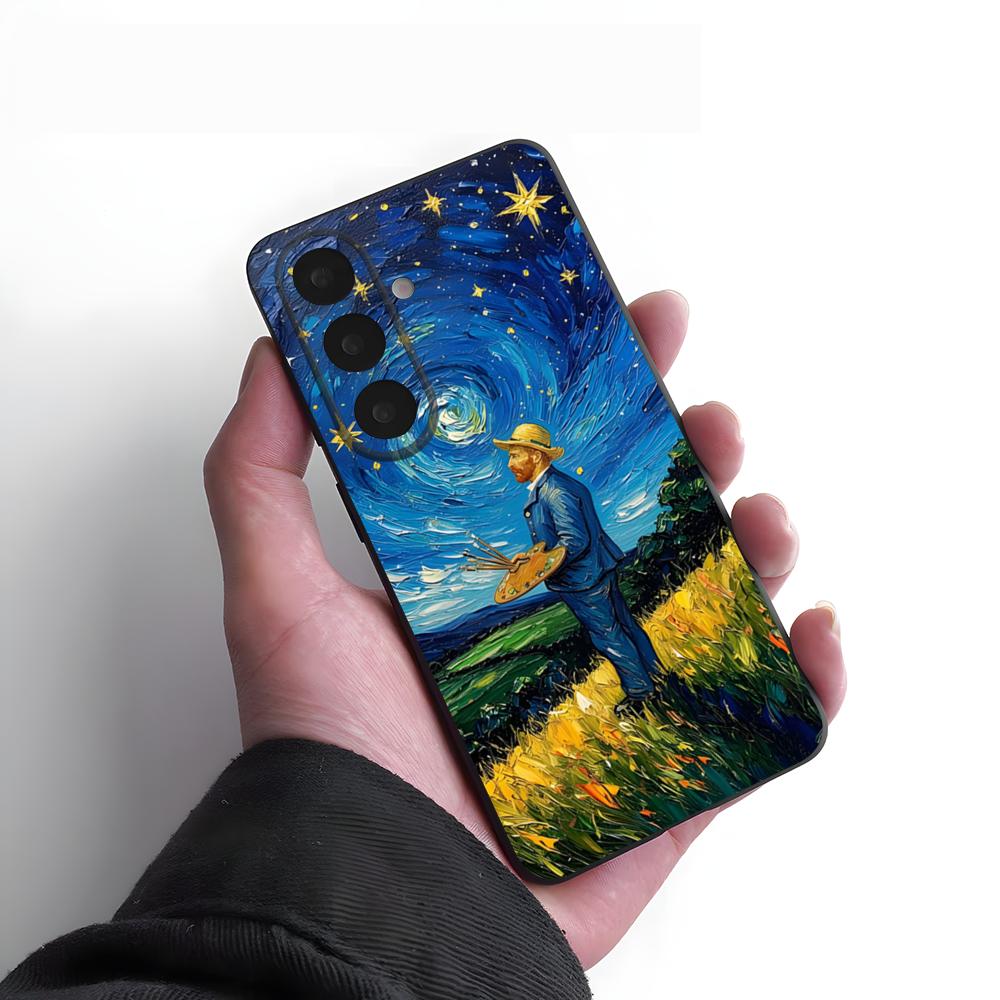 

Чехол для телефона с картинами Ван Гога для Samsung A25 A13 A33 5G A54 A36 A35 A56 A52 A14 Ударопрочный Мягкий Чехол Samsung A25