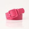 The New Simple and High-end Women's Square Buckle Candy-colored Versatile Decorative Belt Is Fashionable and Elegant for Women