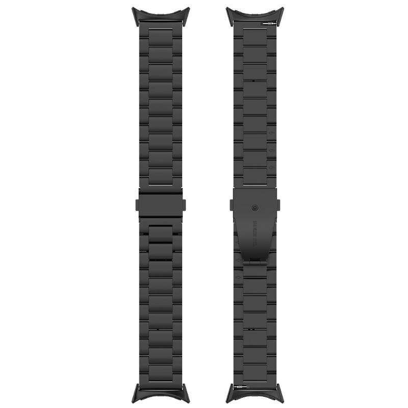 Premium Adjustable Metal Replacement Band Suitable For Watch 4 3 41mm 45mm Three Bead Design Scratch Resistant Accessory