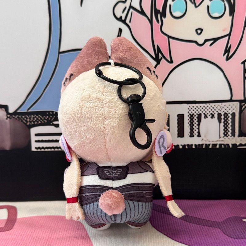 Zenless Zone Zero Alice Yuzuriha Keychain Gift Backpack Pendant Cute Figure Plush Stuffed Cotton Doll Boy Girl Toys
