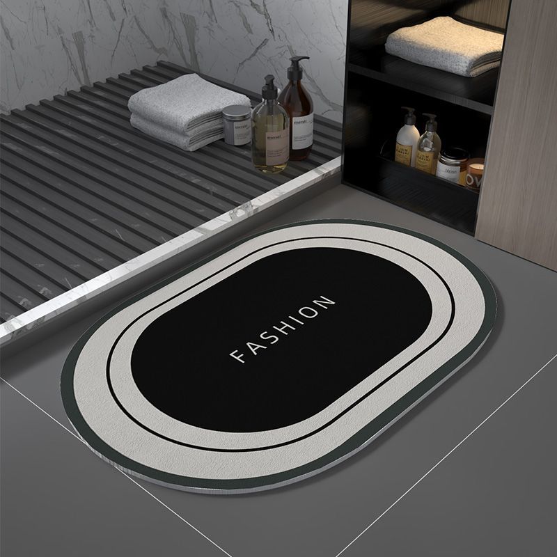 Kieselgur Badezimmerbodenmatte Modernes leichtes Luxus Badezimmertürmatte Wasseraufnahme rutschfest Fußmatte Schnelltrocknende Toilettentürmatte