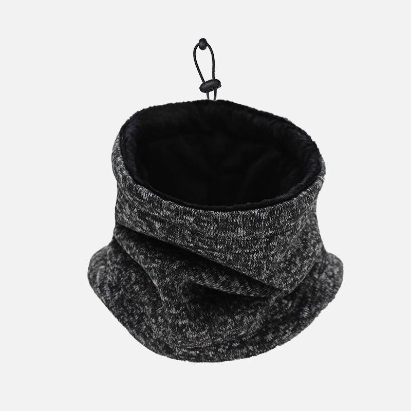 Yingbo Winter Cycling Scarf: Thick Fleece Neck Warmer & Windproof Dust Mask