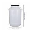 FoodGrade Barrel with Lid | Secure Lidded Opening, Food Grade Storage Barrel, for Utility Room White
