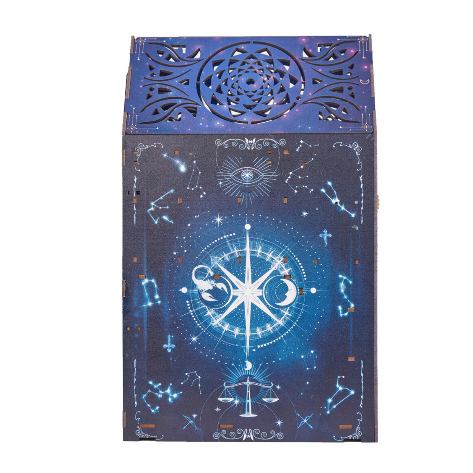 

DIY 3D Puzzle Magic Cottage Model Kit with Light, Wooden Enchanted House Building Kit for Adults Teens