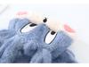 Children's Plush Cartoon Bathrobe - Boys' & Girls' Double-Sided Fleece Pajamas for Autumn/Winter