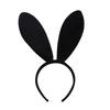 Black Bunny Ears Headband for Easter Rabbit Cosplay Halloween Costume Playboy Bunny Prop Headband Set for Parties