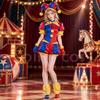 Het Verbazingwekkende Digitale Circus Pomni Cosplay Kostuum Volwassen Halloween Karnaval Cape Voor Comic Con Cos Evenementen