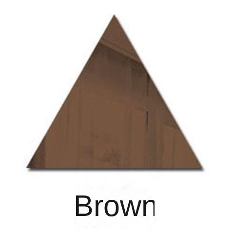Acrylic Triangle Mirror Wall Stickers DIY 3D Self-adhesive Living Room Restaurant Aisle Floor Personalized Wall Decoration