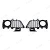 2PCS For BMW 3 Series F30 F31 2011 2012 2013 2014 2015 Front Bumper Fog Light Lamp Grille Honeycomb Cover Frame 51118054156