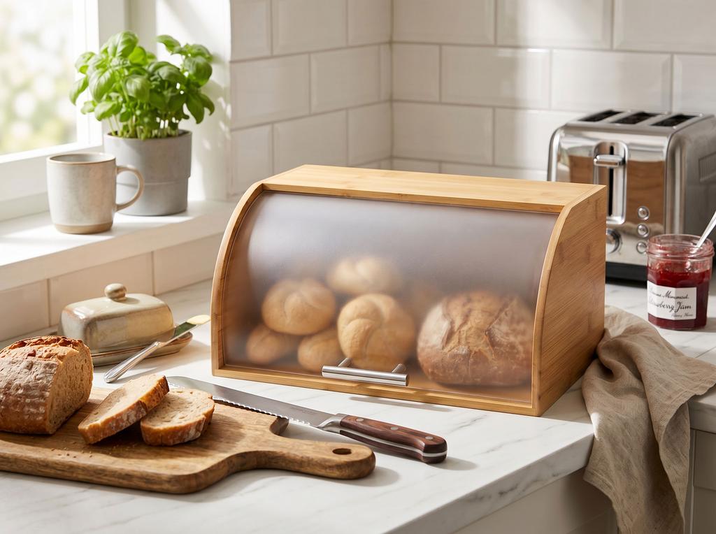 Lauren Bamboo Bread Bin