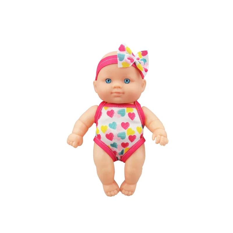 Non-Toxic Doll Toys For Kids Birthday Gifts Children'S Dress Up Simulation Cute Silicone Baby Doll Accessories House Dolls For Children Toys