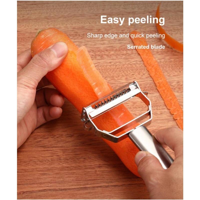 High Quality Stainless Steel Potato Cucumber Carrot Grater Julienne Peeler Vegetables Fruit Peeler Vegetable Slicer,Cooking Tools,for The Kitchen
