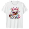 Cute Chihuahua Dog Wearing Heart Unisexs TShirt Puppy Easter Easter Gift For Her