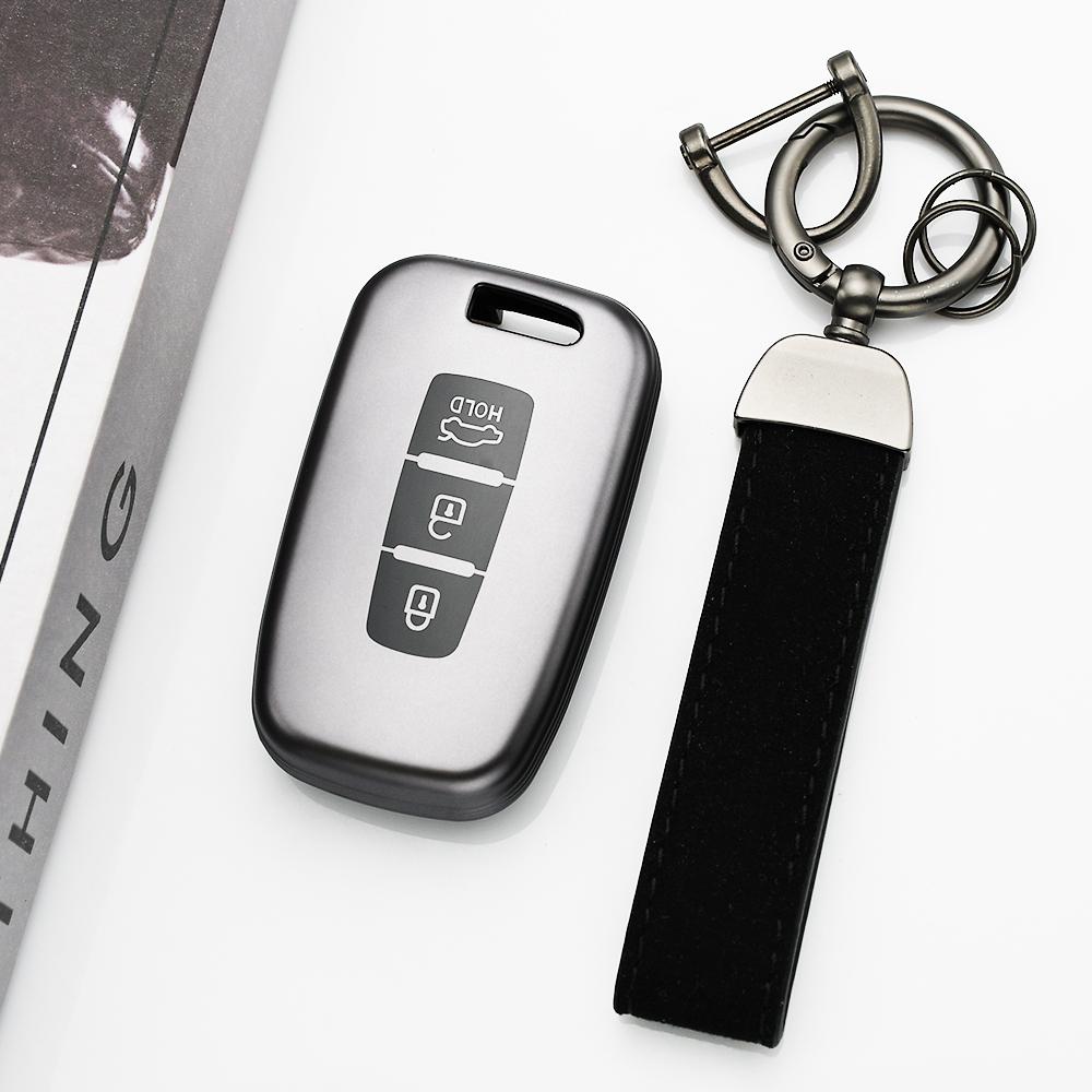 Remote Tpu Car Key Case Cover For Hyundai Ix35 Veloster Rohens Sonata 8 Kia Soul Forte Rio 3 K2 K3 K5 Sportage Shell Fob Holder